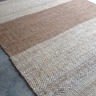 Multi Yarn Jute Abaca and Hemp Rug